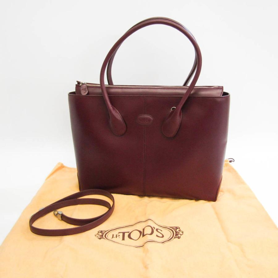 2506-119｜美品｜トッズ ハンドバッグ レザー ボルドー 2506-119｜美品｜トッズ ハンドバッグ レザー ボルドー 2506-119