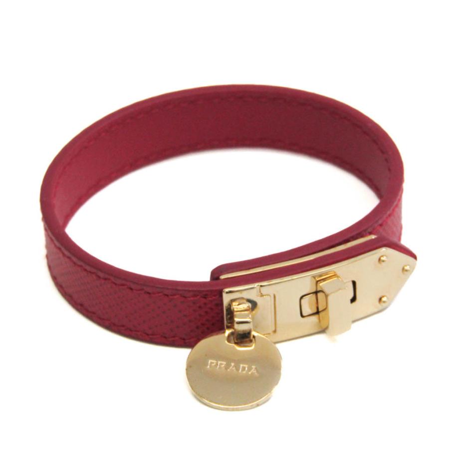 プラダ レザーブレス 1IB109 ＃M PRADA プラダ 1IB109 レザー バングル