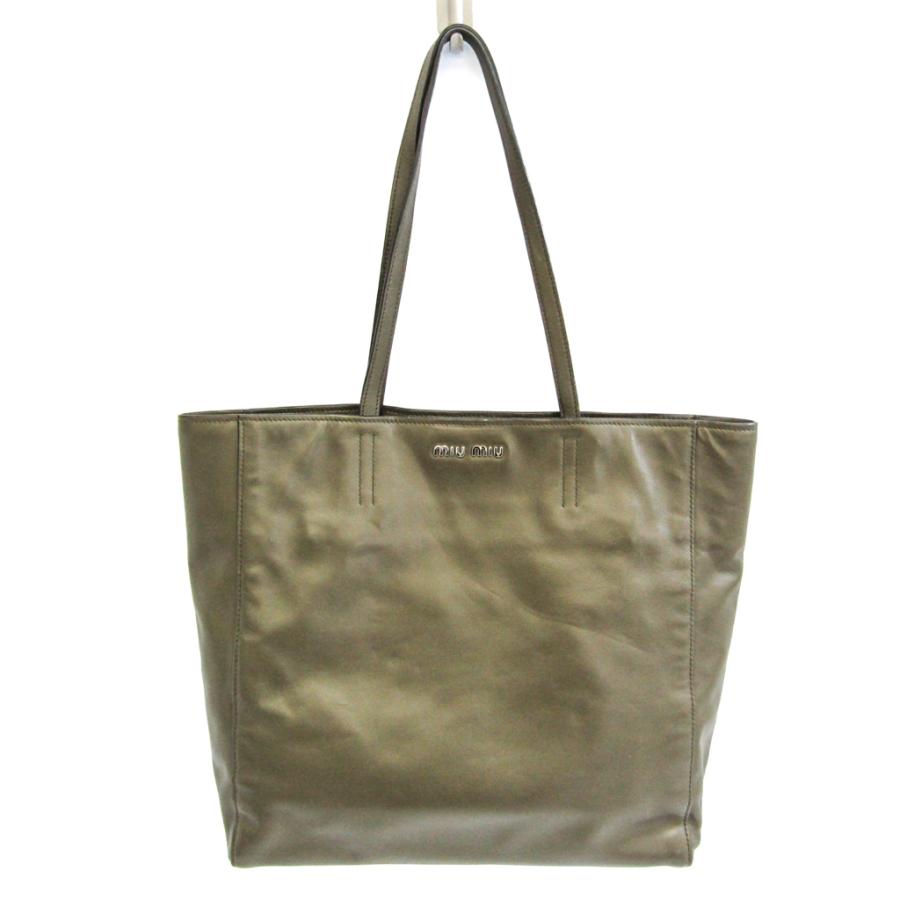 miu ミュウミュウ VITELLO SOFT R1914S レディース レザー トート 