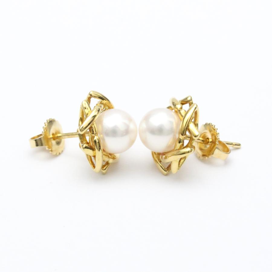 TIFFANY&Co. ティファニーパールピアスK18 YG 楽天市場】TIFFANY&Co. ティファニー バイザヤード パール