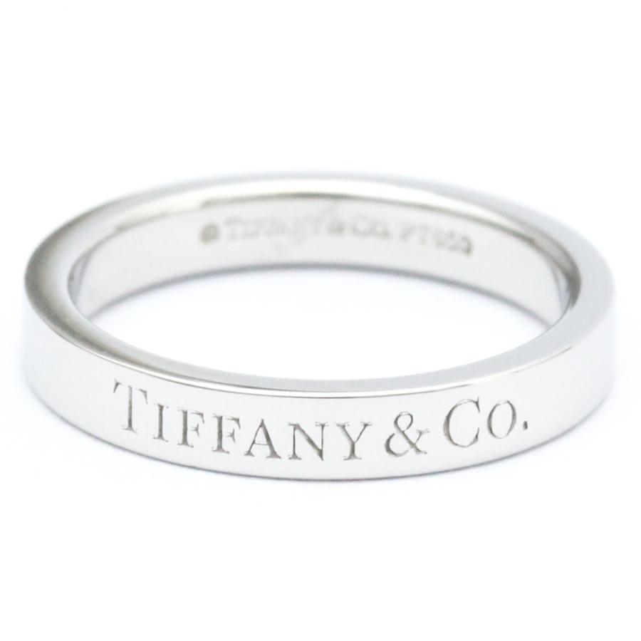 TIFFANY&Co. ティファニー フラットバンドリング プラチナ