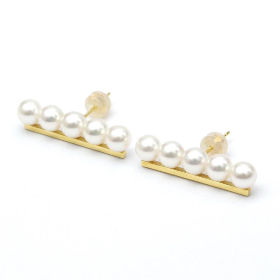 TASAKI 真珠 スタッドピアス ゴールド