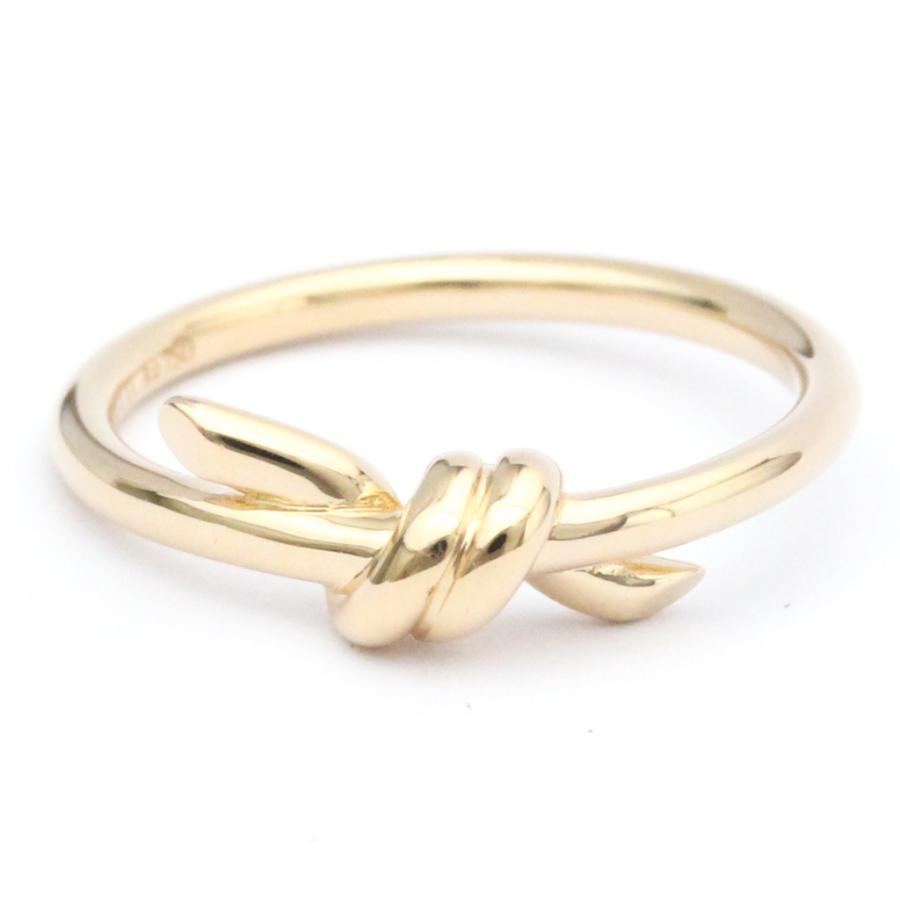 TIFFANY&Co. ティファニーノット リング K18 ピンク ゴールド PG 指輪  