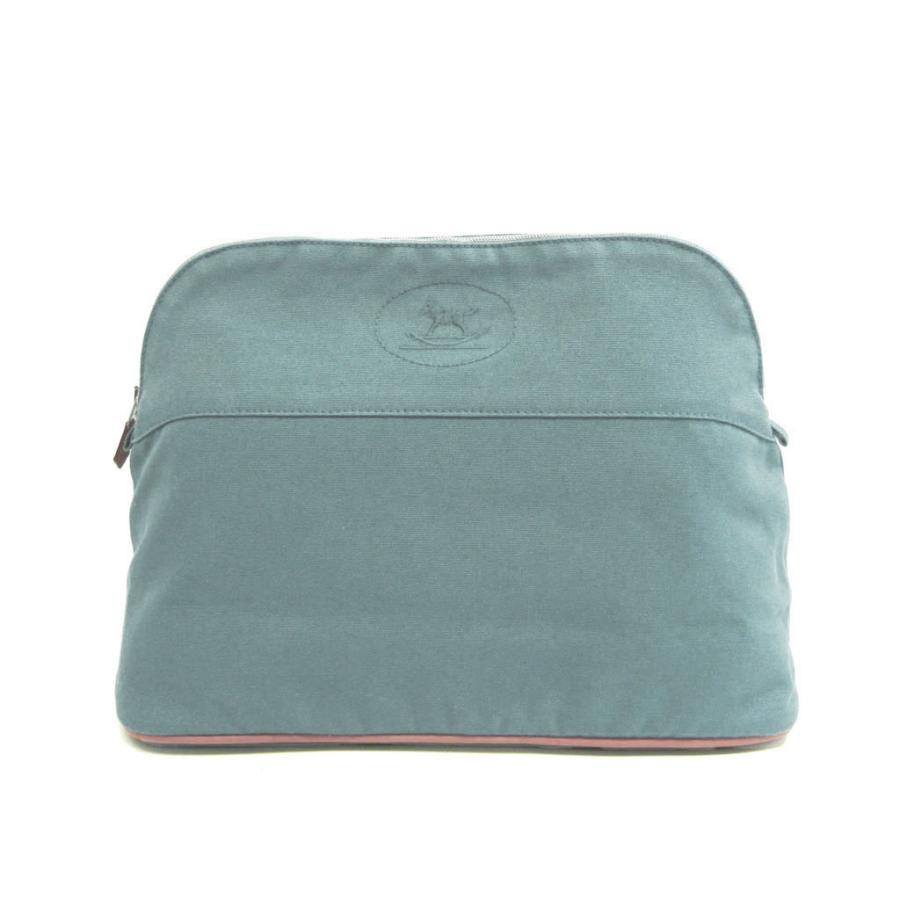 HERMES エルメス ボリード GM レディース コットン,レザー