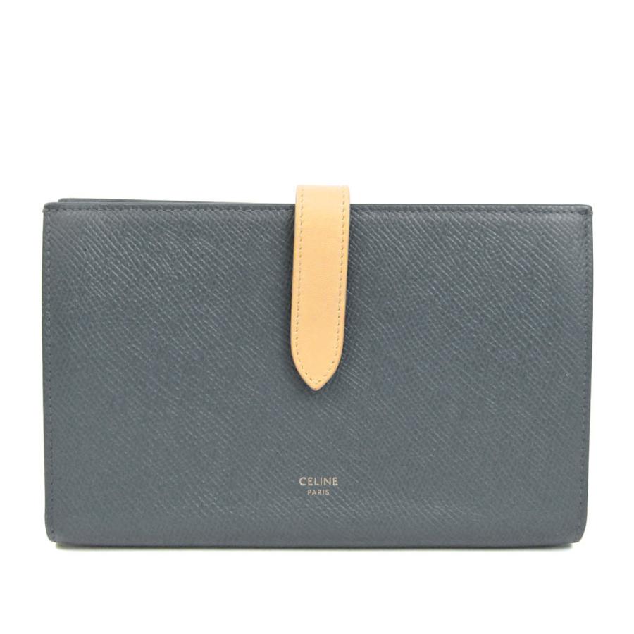 セリーヌ ラージ ストラップ 10B633 メンズ,レディース レザー 長財布 