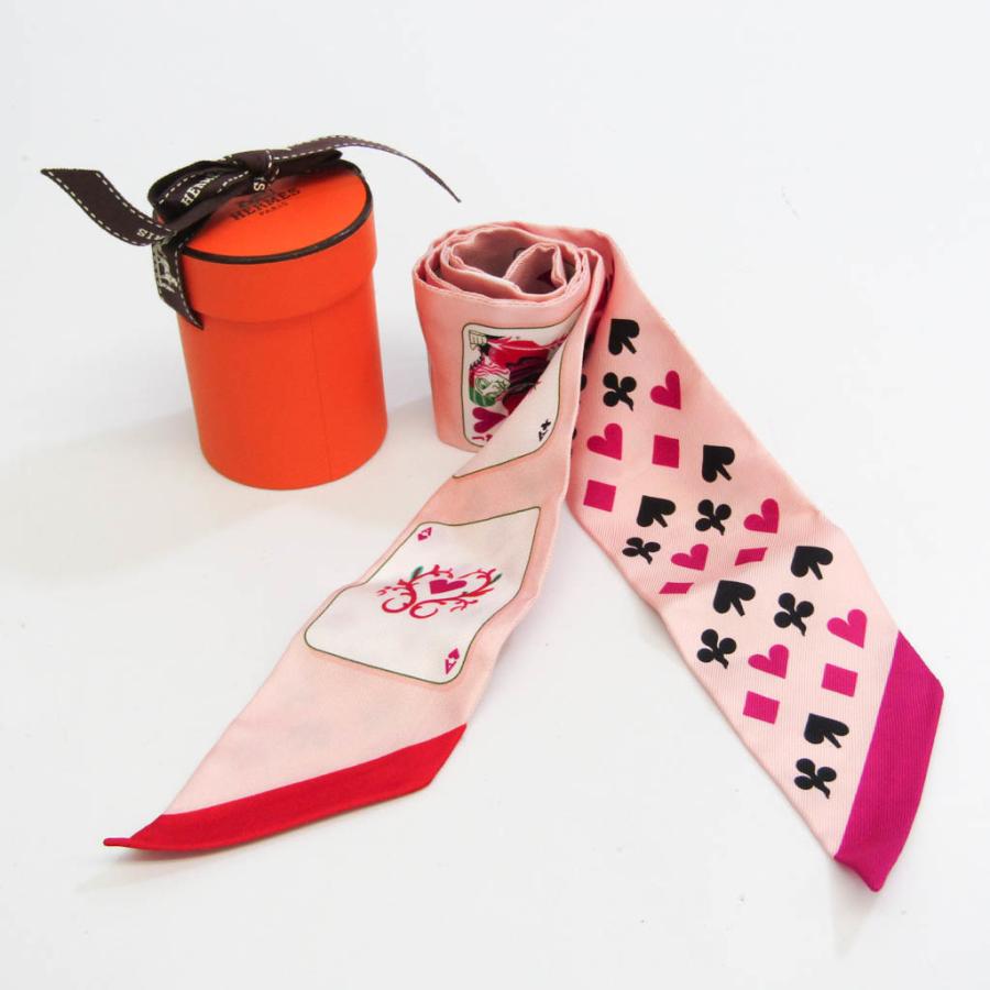 エルメス ツイリー トランプ柄 H063169S レディース シルク