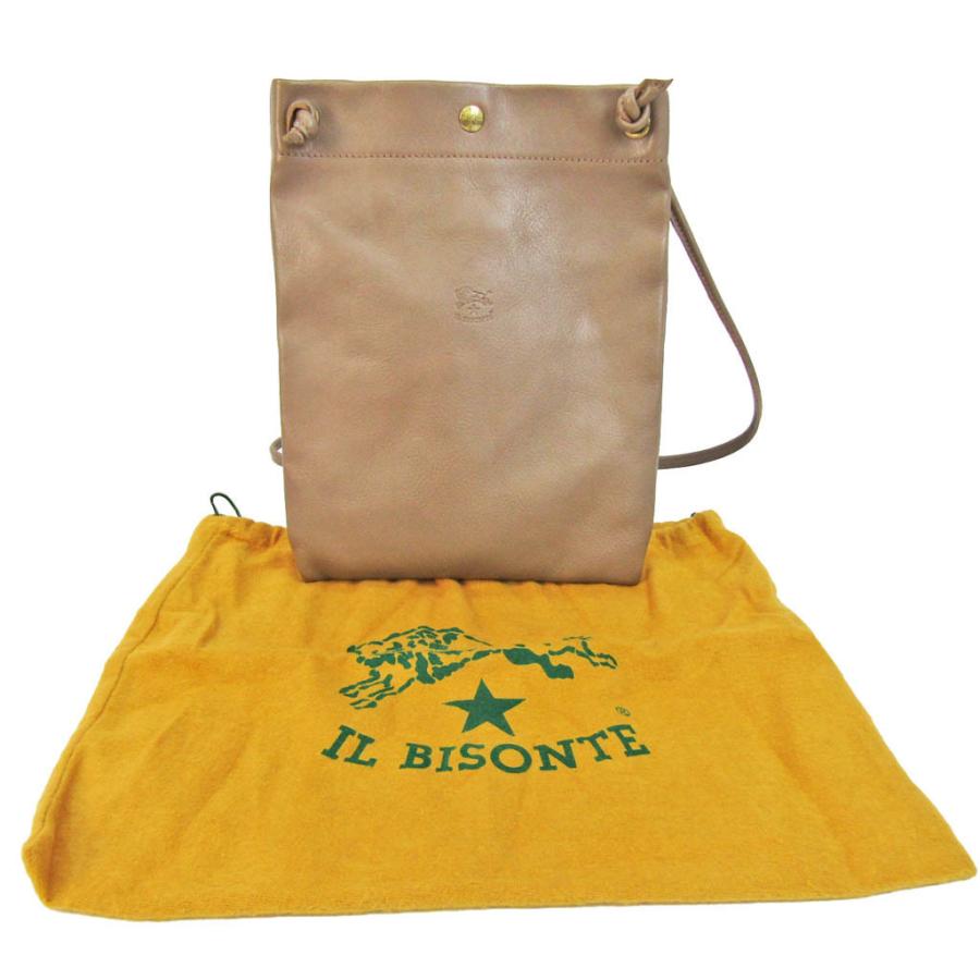 IL BISONTE イルビゾンテ レディース レザー ショルダーバッグ  