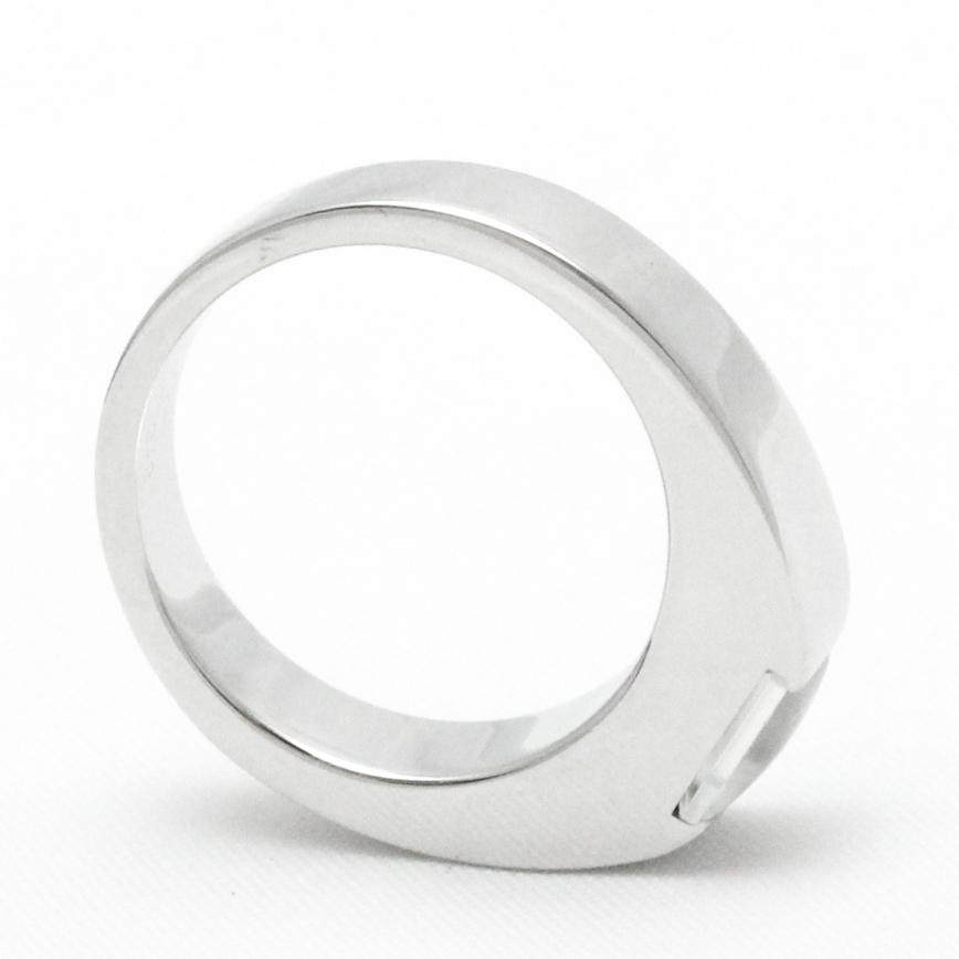 Cartier カルティエ タンク リング K18ホワイトゴールド ファッション 
