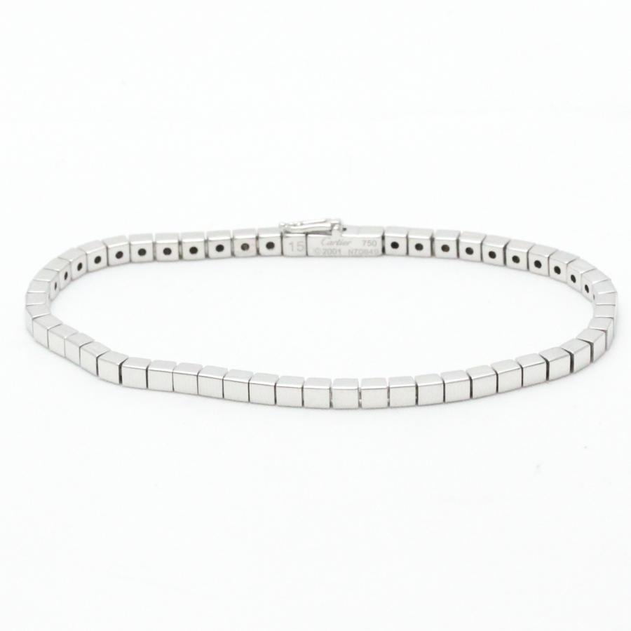 ★ちゃん★なな★さん専用Cartier ラニエール ブレスレットWG鑑定書付き カルティエラニエール オールダイヤ ユニセックス ブレスレット
