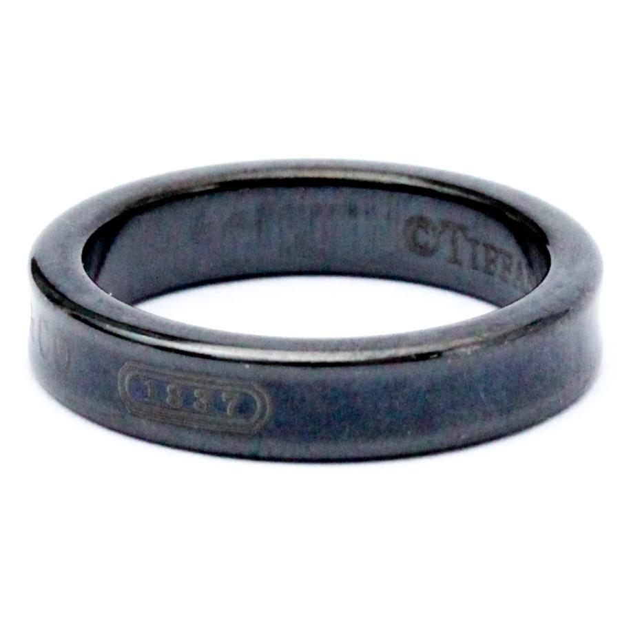 ティファニー 1837 ナロー リング チタン ファッション 無し バンド  