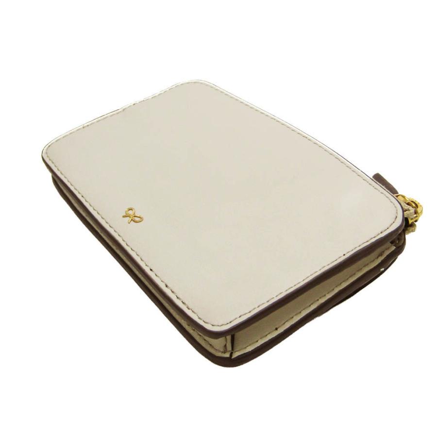 アニヤ・ハインドマーチ COMPACT PURSE HUSKY 977654 レザー カード 