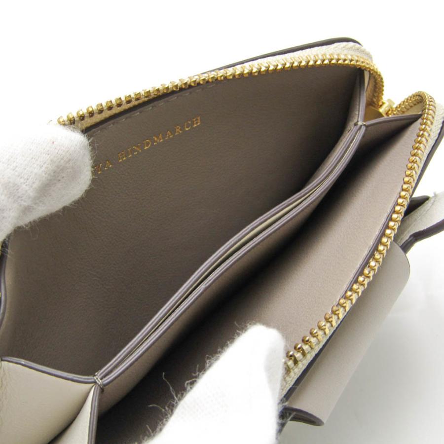 アニヤ・ハインドマーチ COMPACT PURSE HUSKY 977654 レザー カード 