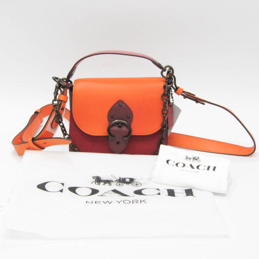 コーチ COLORBLOCK MIXED LEATHER BEAT SHOULDER BAG 4602 レディース 