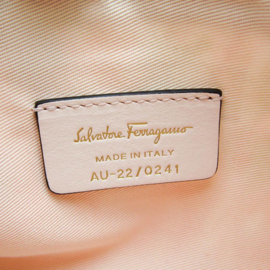 美品✨サルヴァトーレフェラガモ　厚底　レザー　ガンチーニ　クリーム色　4 1/2 FERRAGAMO サルヴァトーレ・フェラガモ ガンチーニ 花柄 AU-22