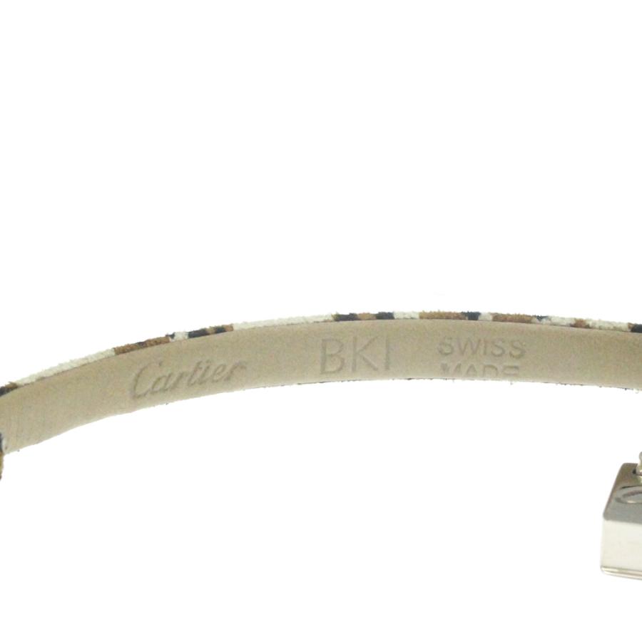 K*G様 Cartier グレー レザー ブレスレット カルティエ(Cartier) 高級ブレスレットの通販 - ブランド