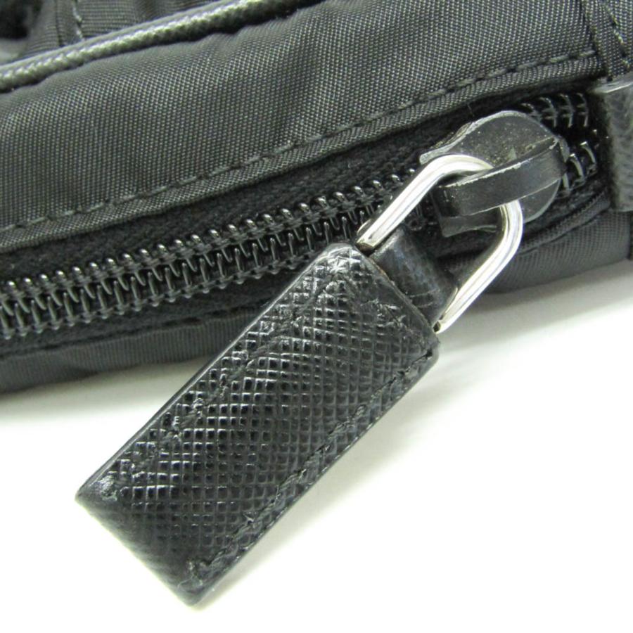 ■PRADA（プラダ）/良品 / ナイロン×レザー / ハンド /ブラック 黒 PRADA（プラダ） レディース,メンズ レザー,ナイロン ハンドバッグ