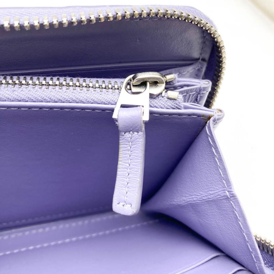 ボッテガ・ヴェネタ イントレチャート レディース レザー 長財布（二