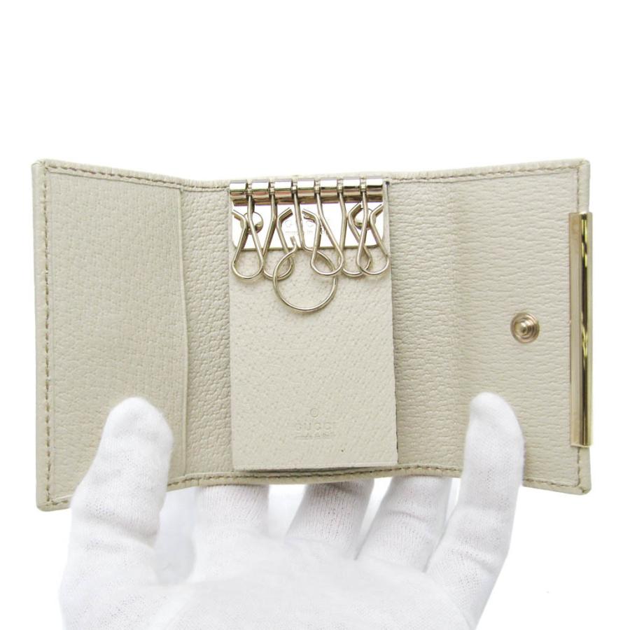 グッチ 127048 メンズ,レディース GGキャンバス レザー キーケース  