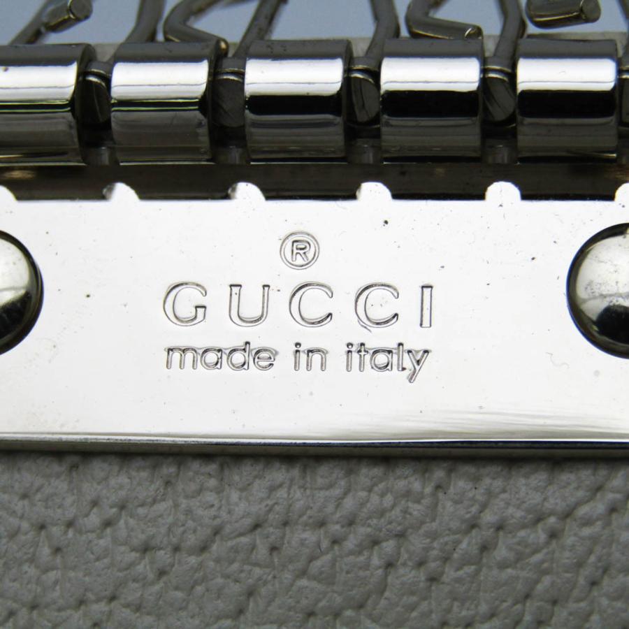 グッチ(Gucci) 127048 メンズ，レディース GGキャンバス レザー キーケース ベージュ，ブラウン，オフホワイト_8