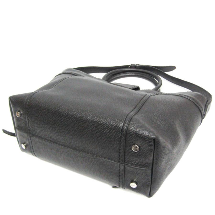 A4サイズ収納可能/美品✨トッズ ダブルT トートバッグ レザー ブラック TOD'S トッズ ダブルT ショッピングバッグ レディース レザー