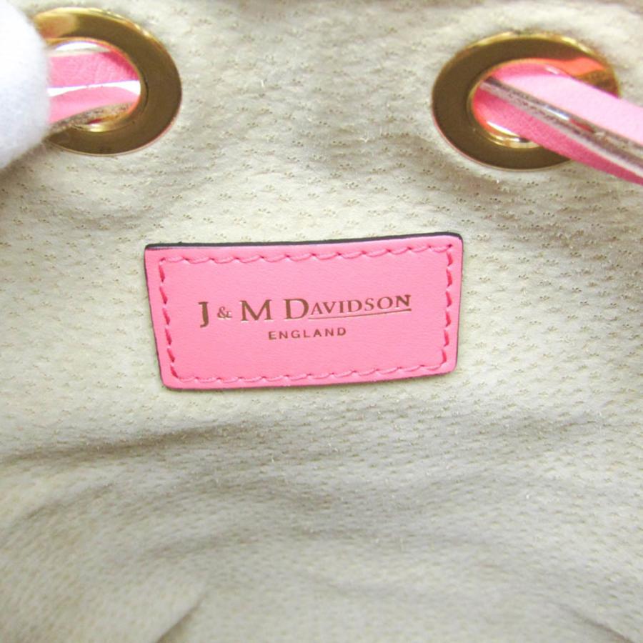 ジェイアンドエムデヴィッドソン(J&M Davidson) カーニバル レディース レザー ショルダーバッグ ピンク_12