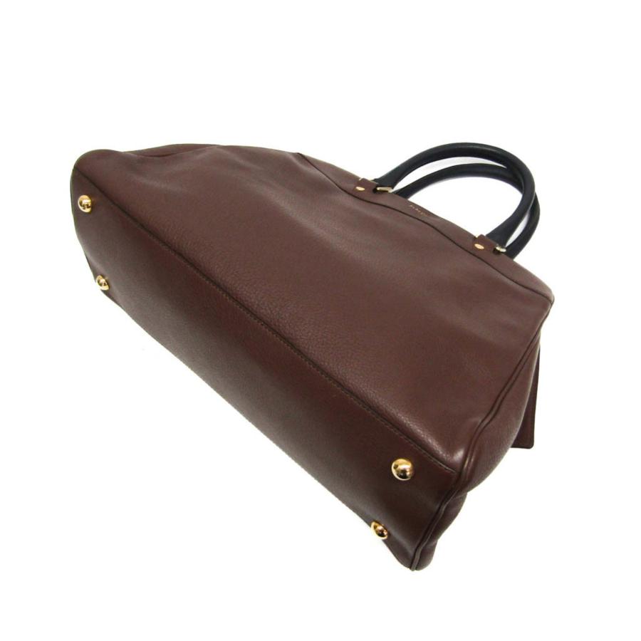 J&M DAVIDSON レザー トートバッグ ダークブラウン J&M Davidson（J＆Mデヴィッドソン） ジェイアンドエムデヴィッドソン