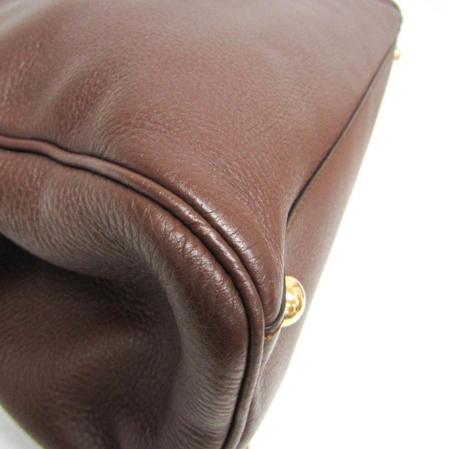 J&M DAVIDSON レザー トートバッグ ダークブラウン J&M Davidson（J＆Mデヴィッドソン） ジェイアンドエムデヴィッドソン