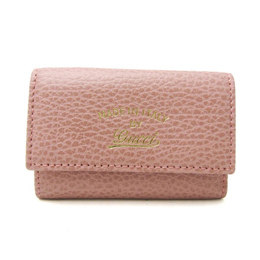GUCCI（グッチ） 354499 レディース レザー キーケース ピンク : ELADY