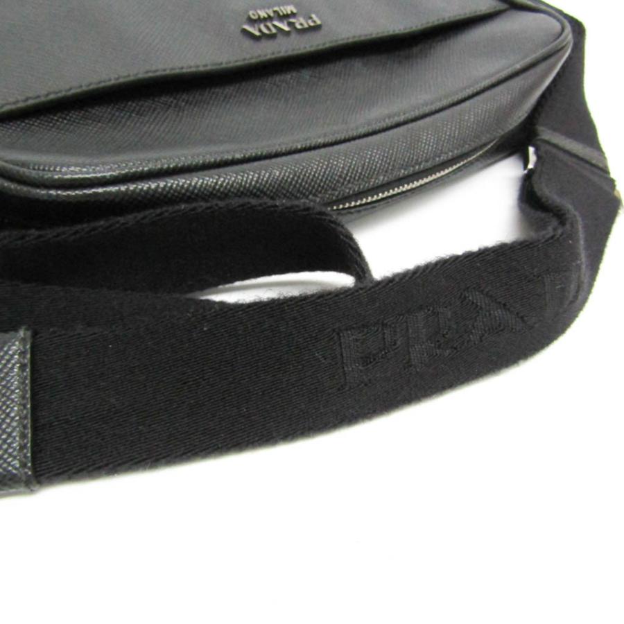 PRADA（プラダ） サフィアーノ メンズ レザー ショルダーバッグ