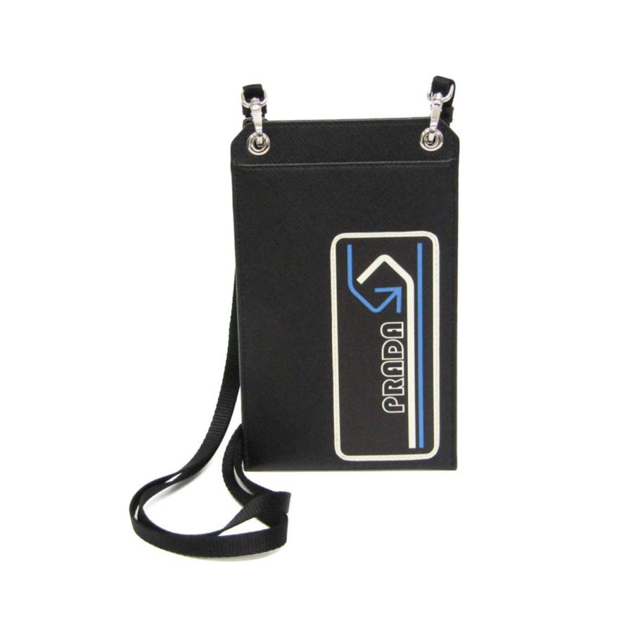 【美品】プラダ　ケース PRADA（プラダ） サフィアーノ スマートフォンケース 2ZH067 メンズ