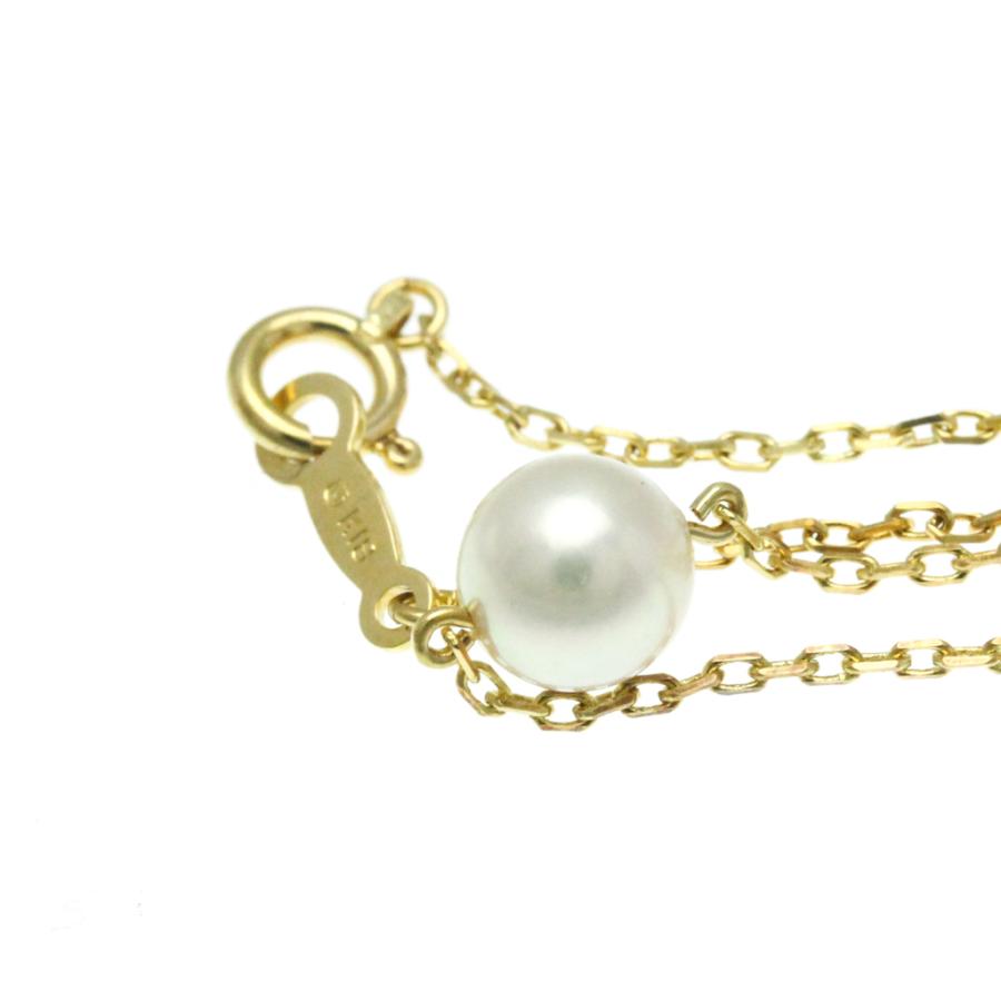 MIKIMOTO ミキモト K18イエローゴールド 真珠 メンズ,レディース 