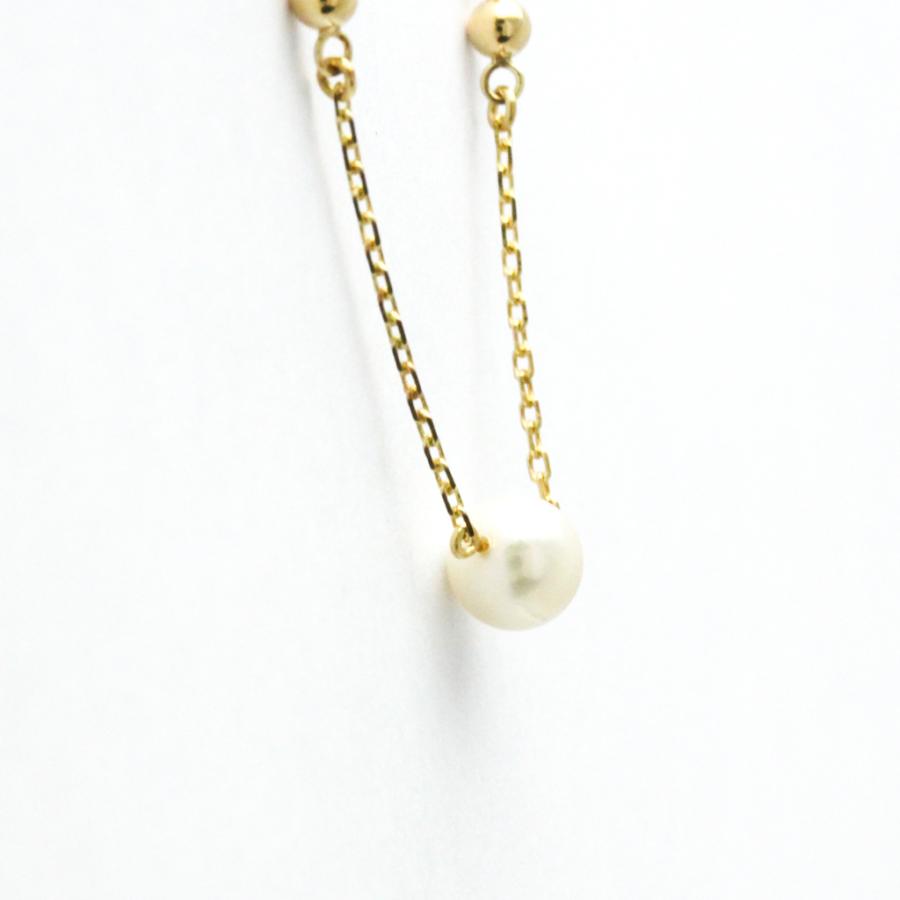 MIKIMOTO ミキモト K18イエローゴールド 真珠 メンズ,レディース 