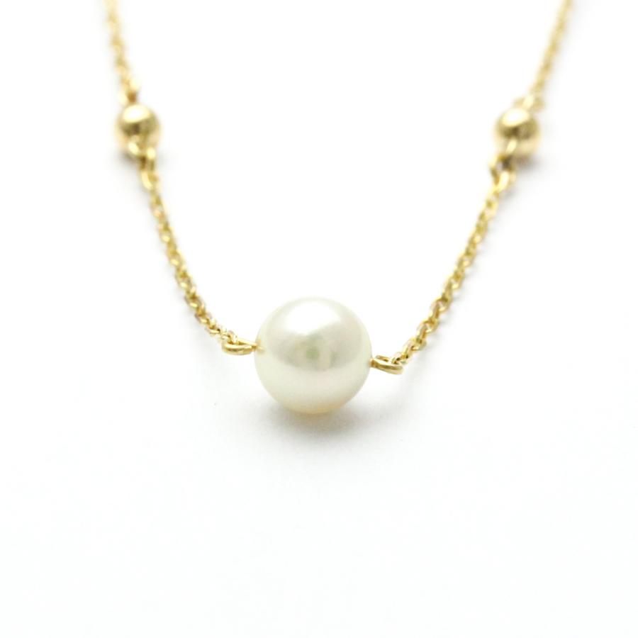 MIKIMOTO ミキモト K18イエローゴールド 真珠 メンズ,レディース 