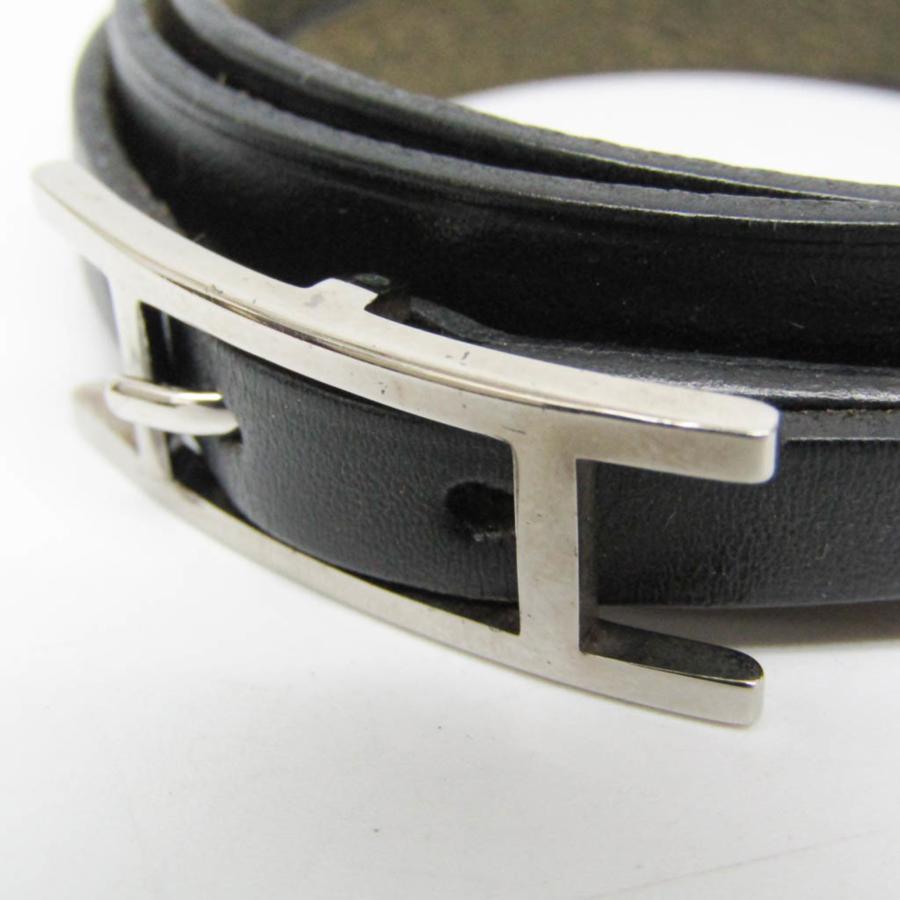 HERMES（エルメス） アピ 4連ブレスレット チョーカー レザー,メタル