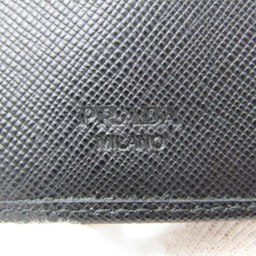 プラダ(Prada) サフィアーノ 2M0025 メンズ，レディース レザー キーケース ブラック_8