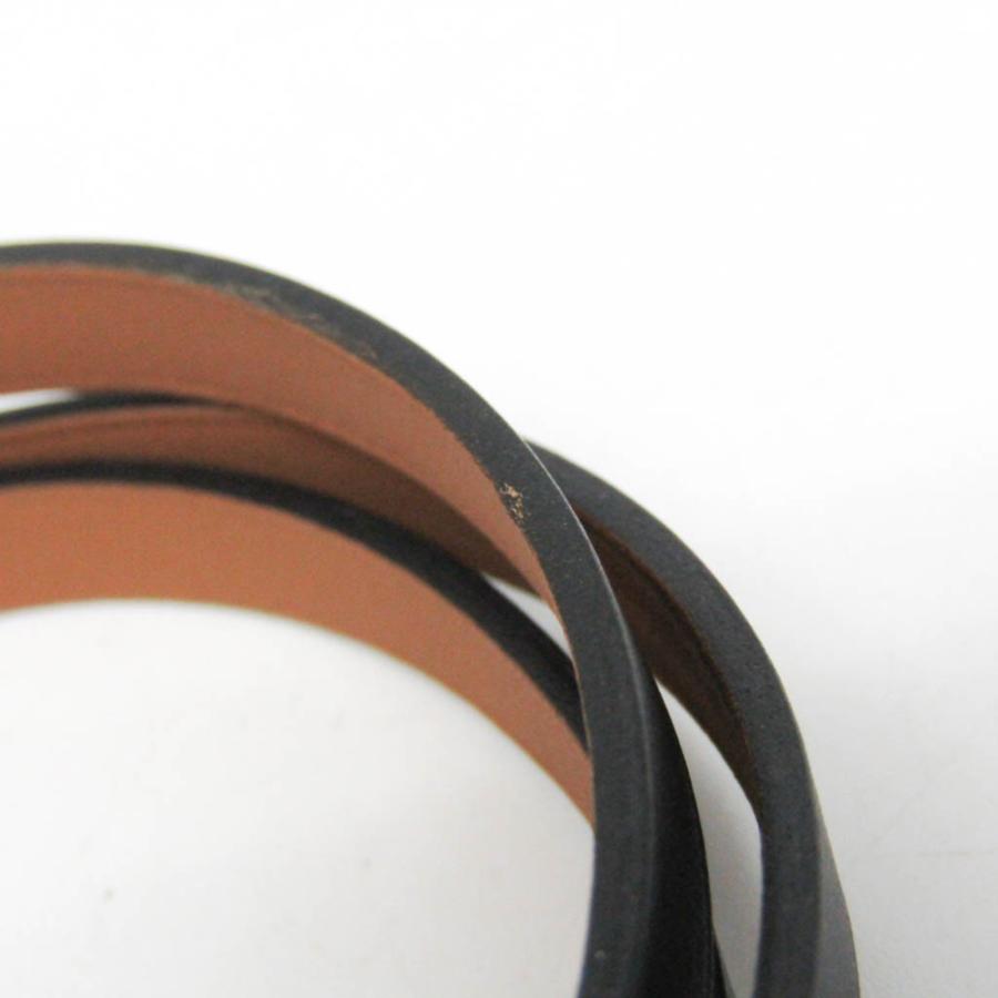 HERMES（エルメス） ビーアピ チョーカー レザー,メタル ラップ