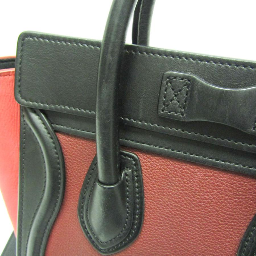 セリーヌ ラゲージ ナノショッパー レザー ハンドバッグ ショルダーバッグ CELINE（セリーヌ） ラゲージ ナノ ショッパー レディース レザー