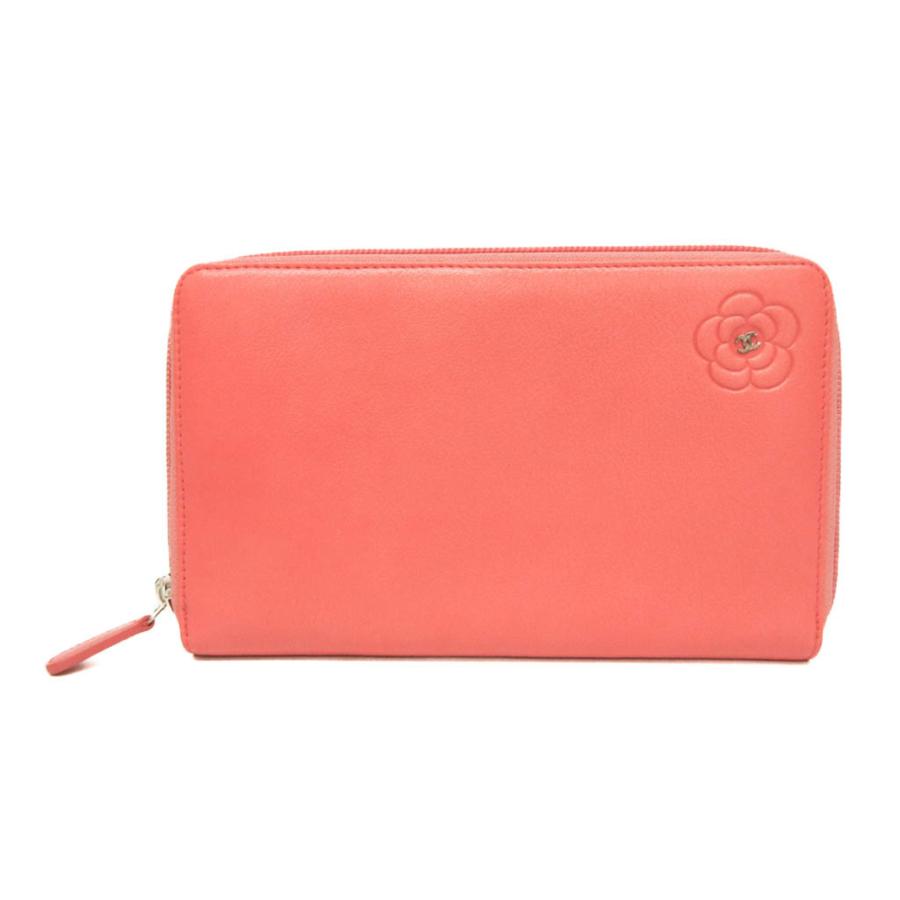 CHANEL（シャネル） カメリア レディース レザー 長財布（二つ折り 