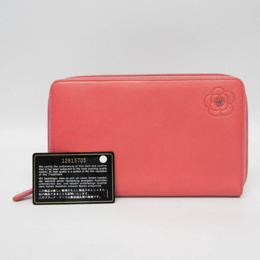 CHANEL（シャネル） カメリア レディース レザー 長財布（二つ折り 