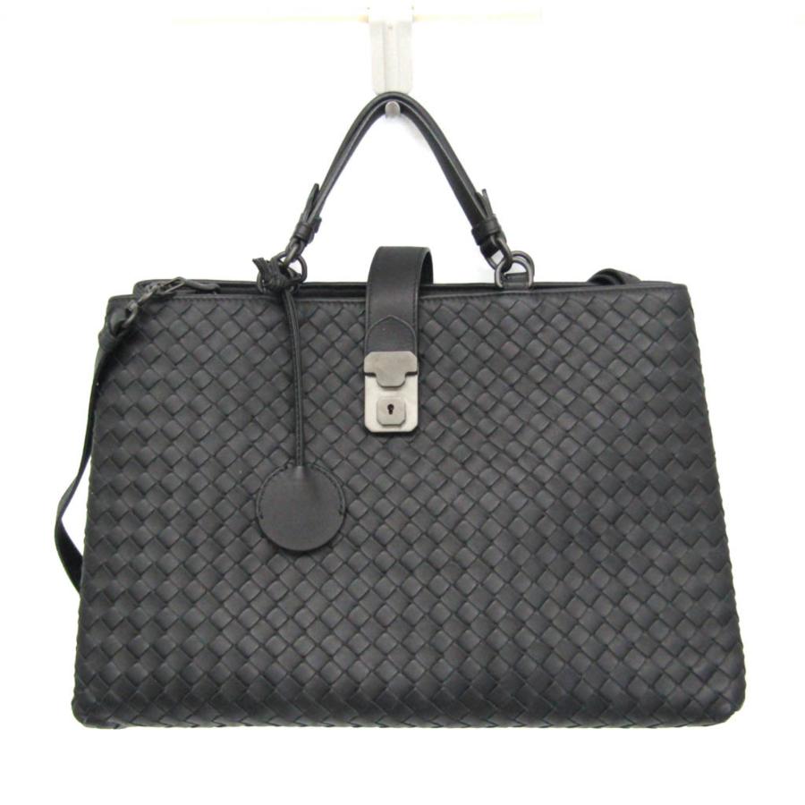 BOTTEGA VENETA イントレチャート ローマ レザー ハンドバッグ BOTTEGA VENETA（ボッテガ・ヴェネタ） イントレチャート ローマ