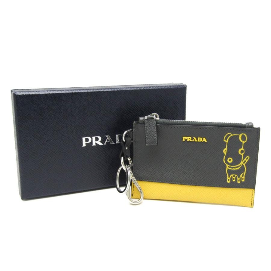 SAFFIANO（PRADA） プラダ サフィアーノ ドッグイラストプリント  