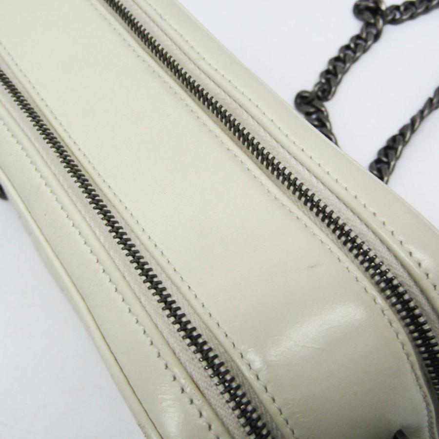 シャネル(Chanel) ボーイ・シャネル カメラバッグ A92656 レディース レザー ショルダーバッグ クリームの画像