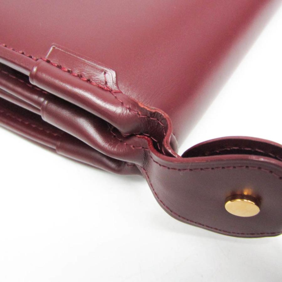 カルティエ(Cartier) マスト L1000536 レディース レザー ショルダーバッグ ボルドー_6