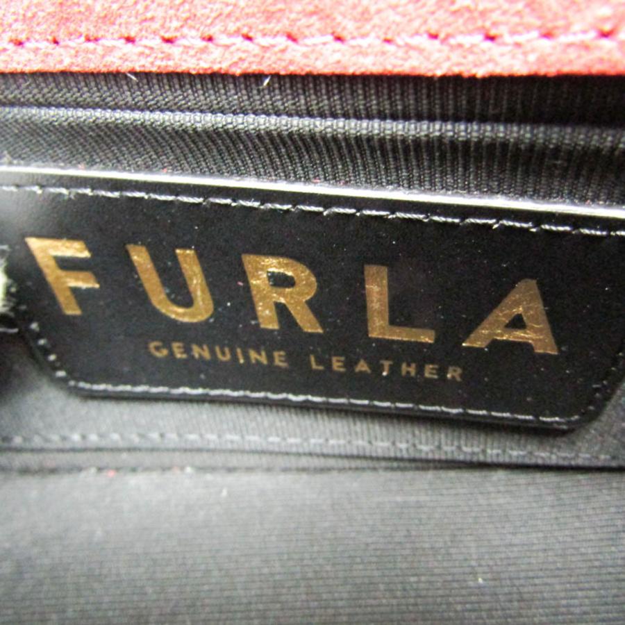 FURLA(フルラ) ショルダーバッグ - ボルドー チェーンショルダー レザー FURLA（フルラ） チェーン レディース レザー ショルダーバッグ
