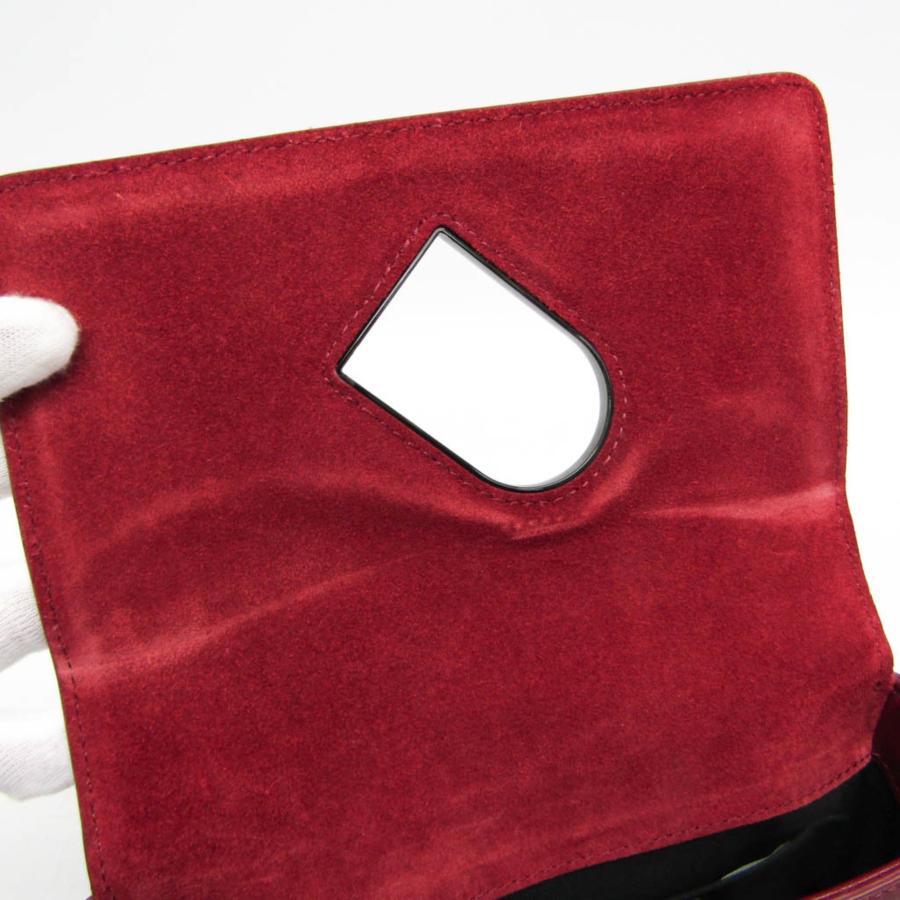 FURLA(フルラ) ショルダーバッグ - ボルドー チェーンショルダー レザー FURLA（フルラ） チェーン レディース レザー ショルダーバッグ