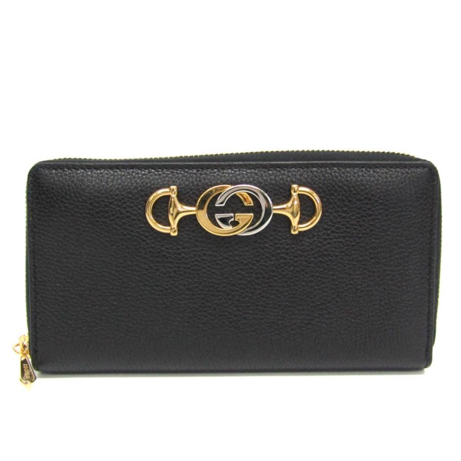 GUCCI（グッチ） ズゥミ 570661 レディース レザー 長財布（二つ折り 
