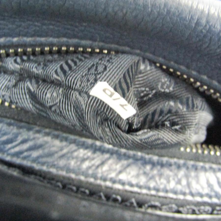 PRADA プラダ　ナイロン　レザー　ネイビー　ミニボストン　ハンドバッグ　ロゴ PRADA（プラダ） ミニボストンバッグ レディース レザー ハンドバッグ
