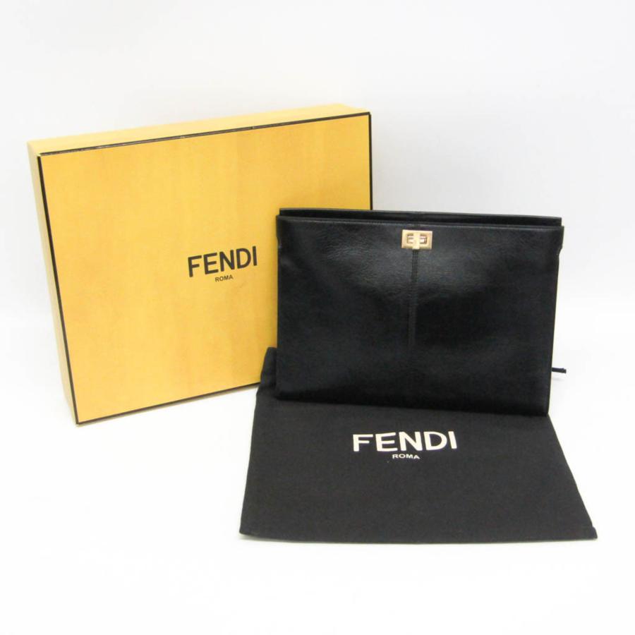 FENDI（フェンディ） 8M0413 レディース レザー クラッチバッグ