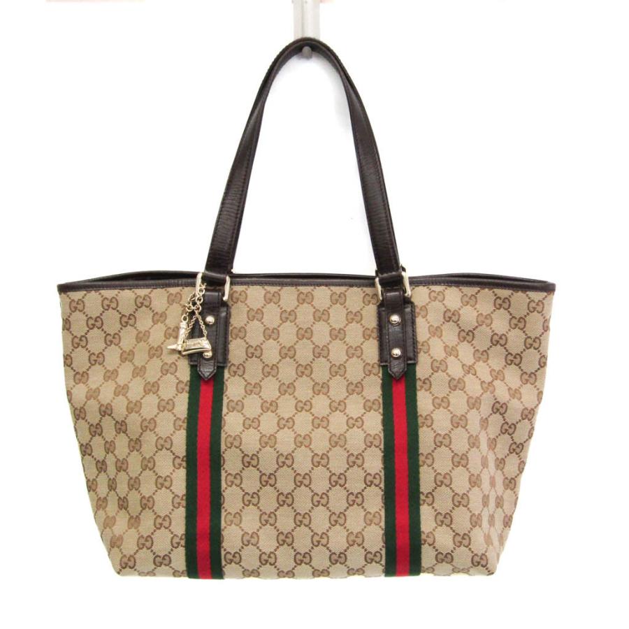 GUCCI　トートバッグ GGキャンバス シェリーライン A4収納 139260 139260 GGキャンバス シェリーライン トートバッグ | ブランド