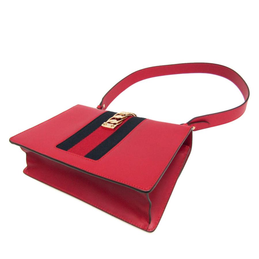 グッチ シェリーライン シルヴィ ショルダーバッグ 421882 レザー レディース GUCCI 【1-0265132】 GUCCI - グッチ シェリーライン シルヴィ ショルダーバッグ 421882